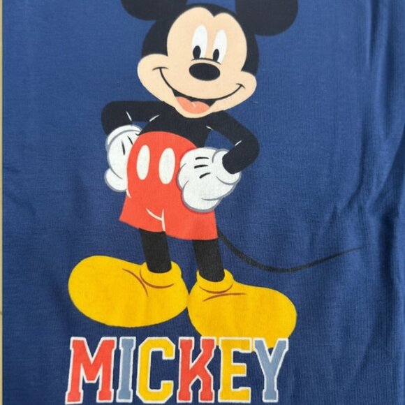 Mickey Mouse Kids Pajama Set – Blue Disney Nightwear NWT - Picture 3 of 5